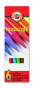 Komplet pastelnih svinčnikov v lakiranem ovoju PROGRESSO / 6-delni ()