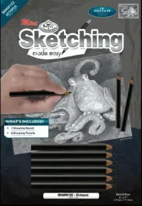 Kreativni set za skiciranje - Hobotnica A5 (set za skiciranje)