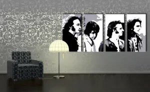 Ročno izdelana slika POP Art Beatles 4-delna (POP ART slike)