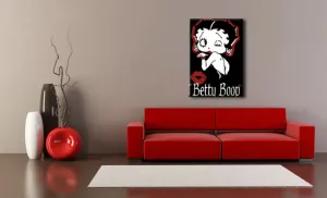 Ročno izdelana slika POP Art Betty Boop 1-delna (POP ART slike)