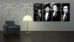 Ročno izdelana slika POP Art Corleone Family 4-delna (POP ART)