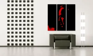 Ročno izdelana slika POP Art Marlon Brando 3-delna (POP ART)