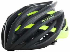 Ultra lahka kolesarjenje čelada Rogelli TECTA, črno-odsevni oranžna 009.812