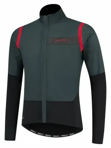 Moški ultralahka kolesarska jakna Rogelli Neskončno brez izolacijo sivo-črno-rdeča ROG351050