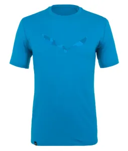 Moška majica Salewa Čisto logo merino odziven cloisonne modra 28264-8660