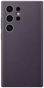 Ovitek Samsung S24 Ultra Dark Violet Vegan Leather Back Cover