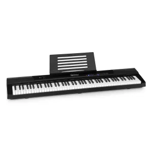 SCHUBERT Preludio, keyboard, 88 tipk, dinamika udarca, sustain pedal, črn