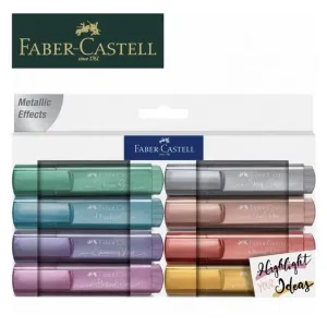 Set kovinskih označevalnikov Faber-Castell 8 kosov (kovinski)