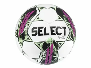 Žoga za mali nogomet Select FB Futsal Napad belo roza velikost. 4