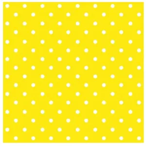 Serviete za decoupage Yellow Dots - 1 kos (Serviete za)