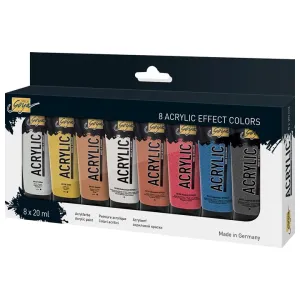Akrilna barva Solo Goya Effect / set 8 x 20 ml (akrilne barve)