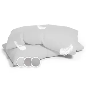 Sleepwise Soft Wonder-Edition, prevleka za vzglavnik, set 2 kosov, 40 x 80 cm, mikrovlakno