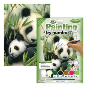 Kreativni set za slikanje - Panda z mladičem -  (set za)