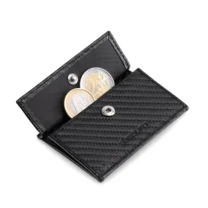 Slimpuro Coin Pocket z zaščitno kartico RFID za ZNAP Slim Wallets 8 in 12, spenjalni gumb