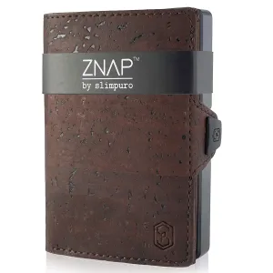 Slimpuro ZNAP, tanka denarnica, 12 kartic, predel za kovance, 8,9 × 1,8 × 6,3 cm (Š × V × D), RFID zaščita #4272