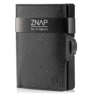 Slimpuro ZNAP, tanka denarnica, 12 kartic, predel za kovance, 8,9 × 1,8 × 6,3 cm (Š × V × D), RFID zaščita #121878