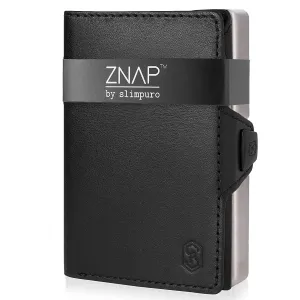 Slimpuro ZNAP, tanka denarnica, 12 kartic, predel za kovance, 8,9 × 1,8 × 6,3 cm (Š × V × D), RFID zaščita #157268