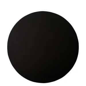 Črn pogrinjek ø 38 cm  – Elements Ambiente