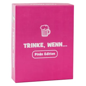 Spielehelden Trinke wenn... Pinke Edition Igra za pitje 100+ vprašanj Število igralcev: 2+ Starost: od 18. leta dalje