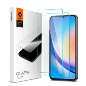 Spigen Glas.Tr Slim 2x zaščitno steklo za Samsung Galaxy A34 5G #141598