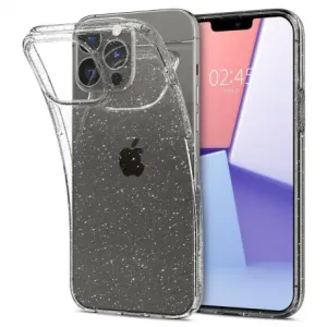 Spigen Liquid Crystal silikonski ovitek za iPhone 13 Pro, glitter prozoren