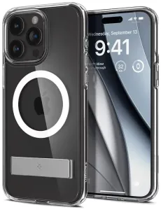 Ovitek Spigen Ultra Hybrid S MagSafe, crystal clear - iPhone 15 Pro Max (ACS06583)
