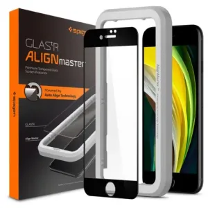 Spigen Alm Full Cover zaščitno steklo za iPhone 7/8/SE 2020, črna #141494