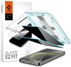 Zaščitno kaljeno steklo Spigen Glass tR EZ Fit Privacy 2 Pack - Samsung Galaxy S24+ (AGL07626)