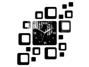 Moderna stenska ura ROMAN  NH010 (samolepilne stenske ure)