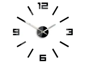Stenske ure ARABIC BLACK HMCNH056-black (moderna stenska ura)