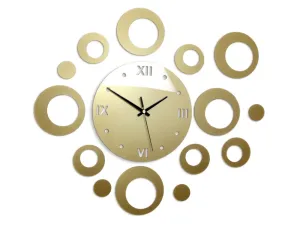 Stenske ure RINGS GOLD HMCNH008-gold (moderna stenska ura)