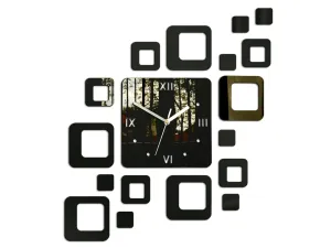 Stenske ure ROMAN WENGE HMCNH010-wenge (moderna stenska ura)