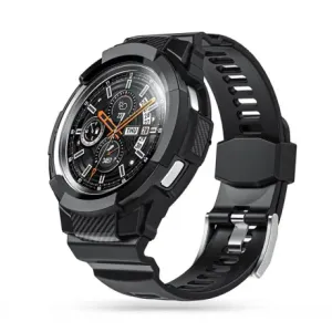 Tech-Protect Scout Silicone pašček za Samsung Galaxy Watch 4 / 5 / 5 Pro / 6, black