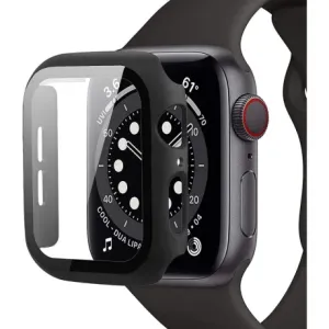 Tech-Protect Defense 360 ovitek z zaščitnim steklom za Apple Watch 4/5/6/SE 40mm, črna #144151