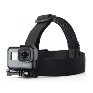 Tech-Protect Headstrap naglavni trak z držalom za športne kamere GoPro, črna #144282