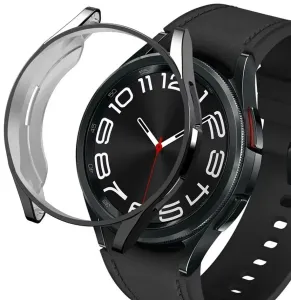 Tech-Protect Defense ovitek z zaščitnim steklom za Samsung Galaxy Watch 6 Classic 43mm, črna