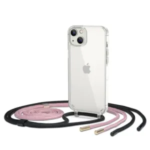Tech-Protect FlexAir Chain ovitek za iPhone 14 Plus, črna/roza