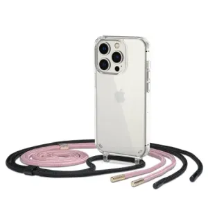 Tech-Protect FlexAir Chain ovitek za iPhone 14 Pro, črna/roza