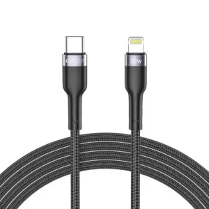Tech-Protect Ultraboost kabel USB-C / Lightning 3A 30W 2m, črna