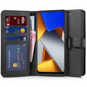 Tech-Protect Wallet knjižni ovitek za Xiaomi Poco M4 Pro 4G, črna #144371