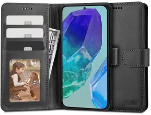 Tech-Protect Wallet knjižni ovitek za Samsung Galaxy M55 5G, črna