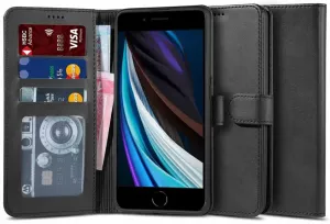 Tech-Protect Wallet knjižni ovitek za iPhone 7 / 8 / SE 2020 / 2022, črna