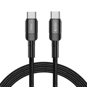 Tech-Protect Ultraboost Evo kabel USB-C / USB-C PD 100W 5A 2m, črna