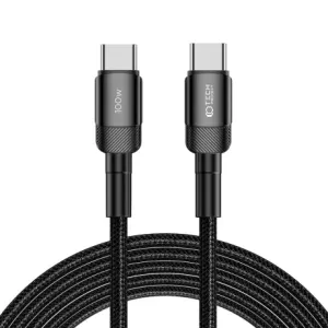 Tech-Protect Ultraboost Evo kabel USB-C / USB-C PD 100W 5A 3m, črna