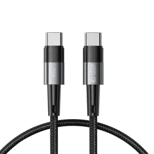 Tech-Protect Ultraboost kabel USB-C / USB-C 60W 3A 25cm, siva