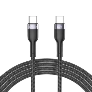 Tech-Protect Ultraboost kabel USB-C / USB-C PD 3A 60W 2m, črna #144613