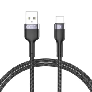 Tech-Protect Ultraboost kabel USB / USB-C 3A 1m, črna