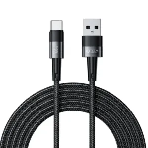 Tech-Protect Ultraboost kabel USB / USB-C 66W 6A 3m, črna