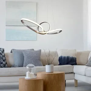 Dizajnerska viseča svetilka iz jekla z LED 3-stopenjsko zatemnitvijo - Levi