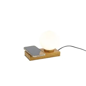 Namizna svetilka naravna z dotikom in indukcijskim polnilcem - Janneke